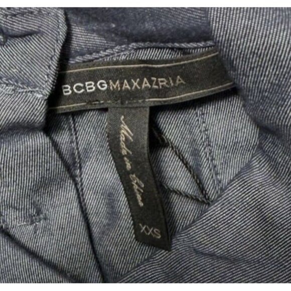 NWT BCBG MAXAZRIA SIZE XXS ROWAN COLD-SHOULDER SHIRT DRESS WWR65L28 MSRP $257 - Picture 4 of 16